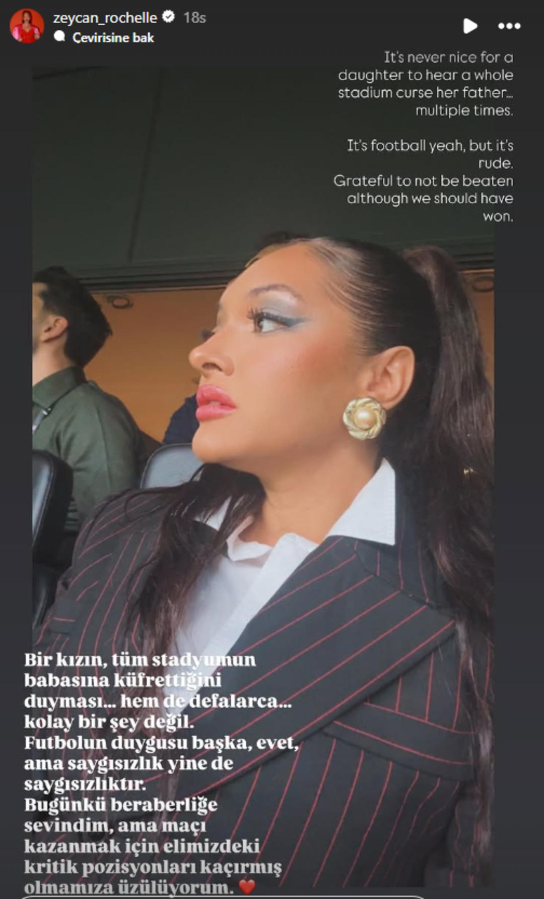 Yüksel Yıldırım'ın kızının Beşiktaş taraftarına tepkisi: